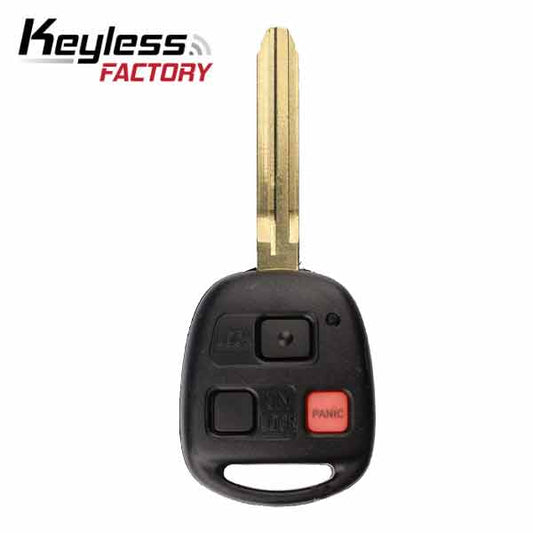 1998-2002 Toyota Land Cruiser / 3-Button Remote Head Key / 4C Chip / PN: 89070-60090 / HYQ1512V (AFTERMARKET)
